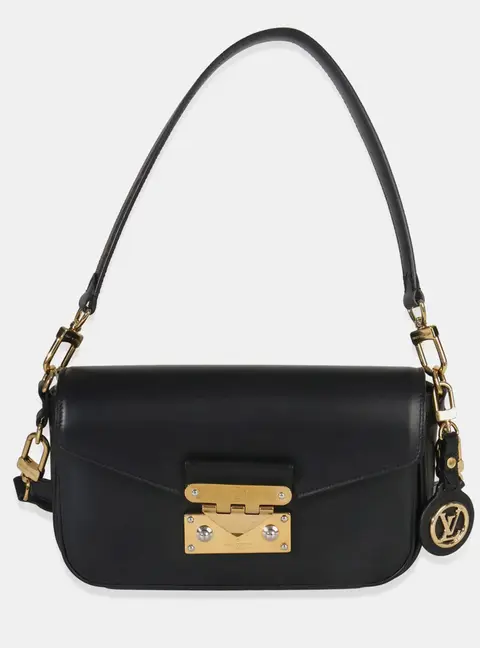 Louis Vuitton Swing Black Monogram Calfskin Leather Shoulder Bag