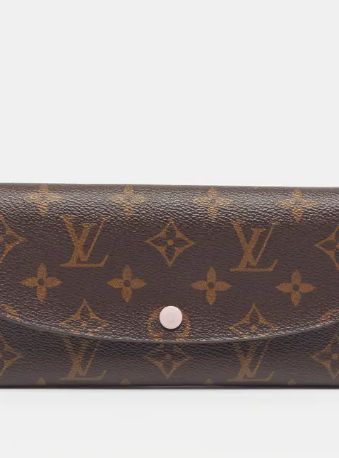 Louis Vuitton Emilie Brown Monogram Canvas Continental Wallet