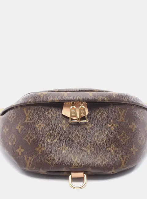 Louis Vuitton Bum Bag Waist Body Coated Canvas And Leather With Monogram Detailing Brown