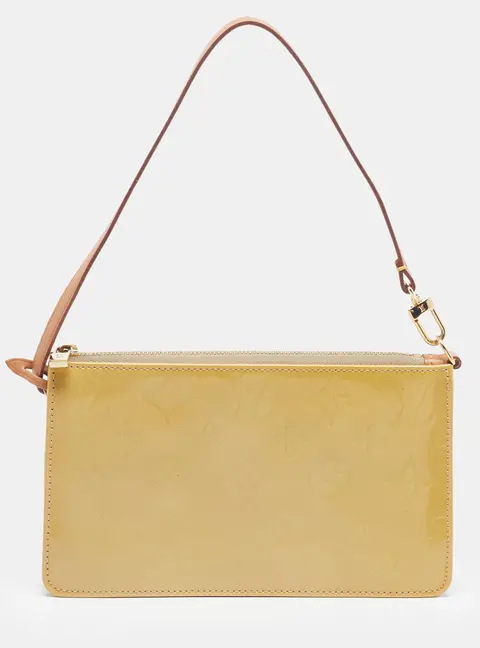 Louis Vuitton Lexington Lime Monogram Vernis Pochette