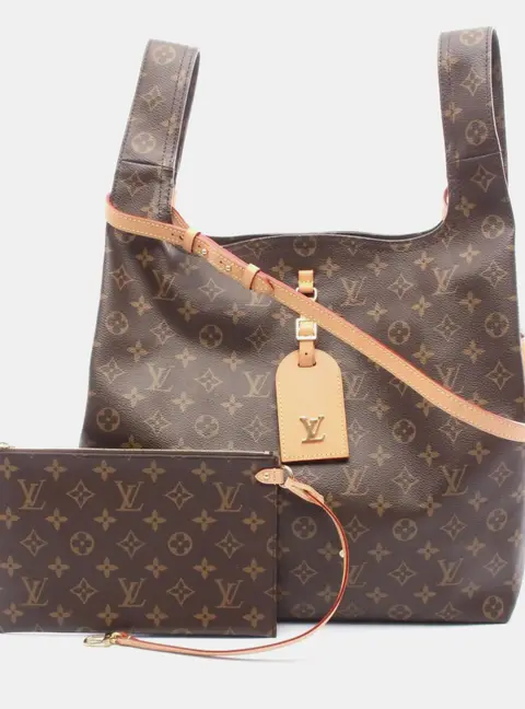 Louis Vuitton Atlantis GM Brown Monogram Coated Canvas & Leather Tote Bag