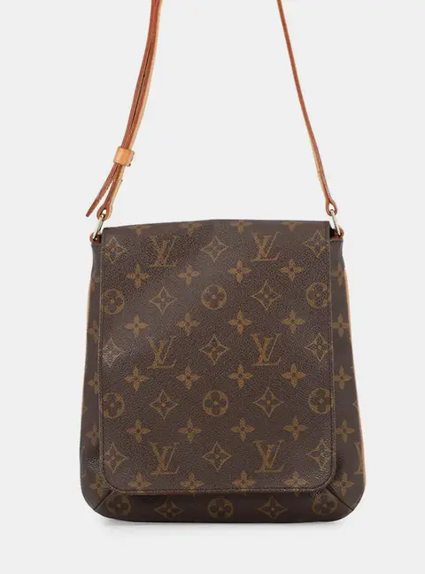 Louis Vuitton Musette Salsa PM Brown Monogram Canvas Shoulder Bag