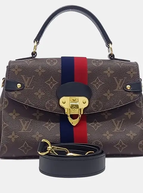 Louis Vuitton Georges BB Monogram Canvas Top Handle Bag