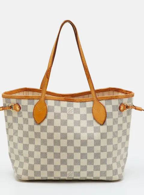 Louis Vuitton Neverfull PM Damier Azur Canvas Bag