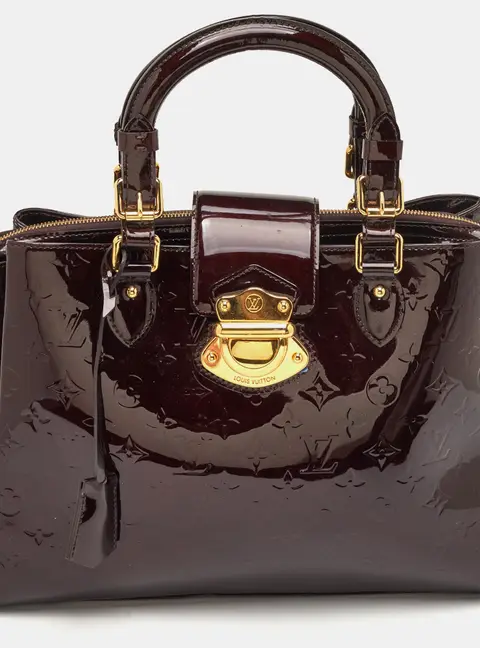 Louis Vuitton Melrose Avenue Amarante Monogram Vernis Bag