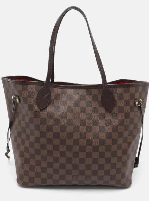 Louis Vuitton Neverfull MM Damier Ebene Canvas Bag