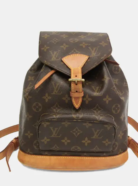 Louis Vuitton Montsouris MM Brown Monogram Canvas Backpack Bag