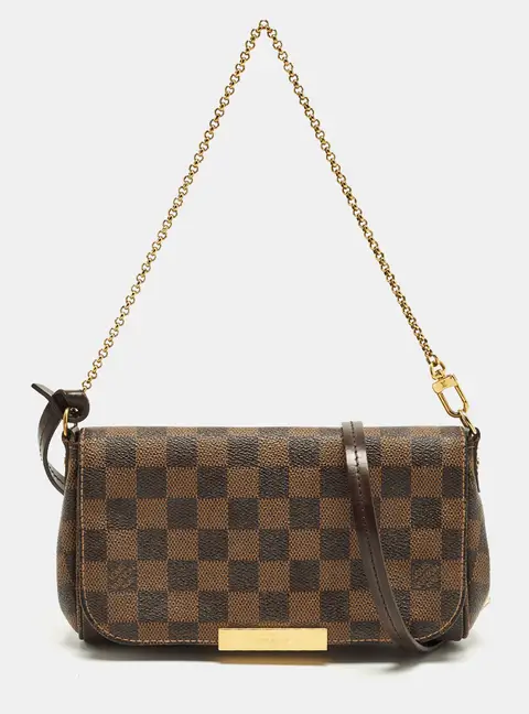 Louis Vuitton Favorite MM Damier Ebene Canvas Bag