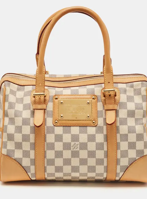 Louis Vuitton Berkeley Damier Azur Canvas Bag