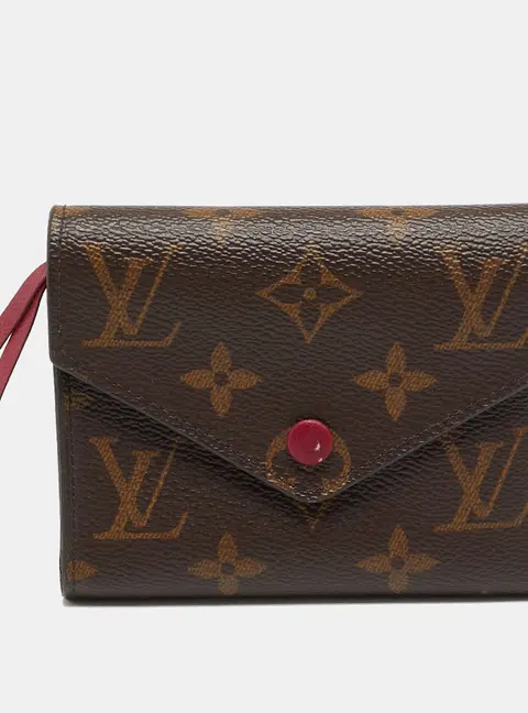 Louis Vuitton Victorine Fuchsia Monogram Canvas Trifold Wallet
