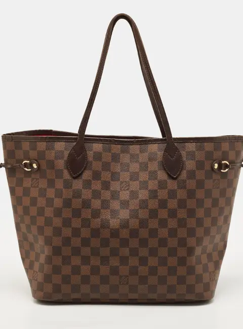 Louis Vuitton Neverfull MM Damier Ebene Canvas Bag