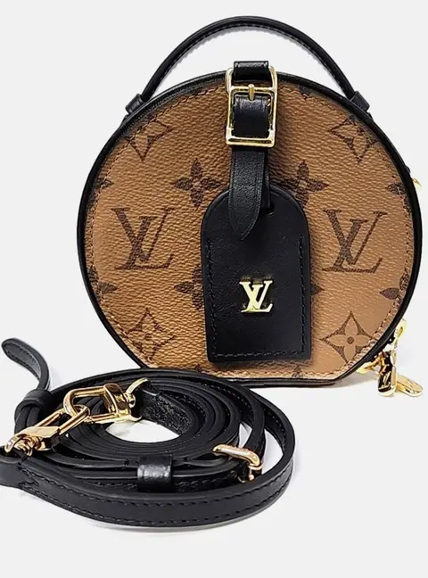 Louis Vuitton Mini Boite Chapeau Mini Brown Monogram Canvas Crossbody Bag