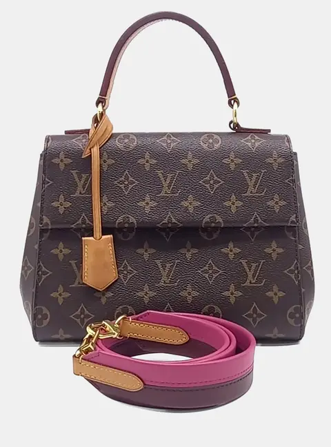 Louis Vuitton Cluny BB Monogram Canvas Top Handle Bag