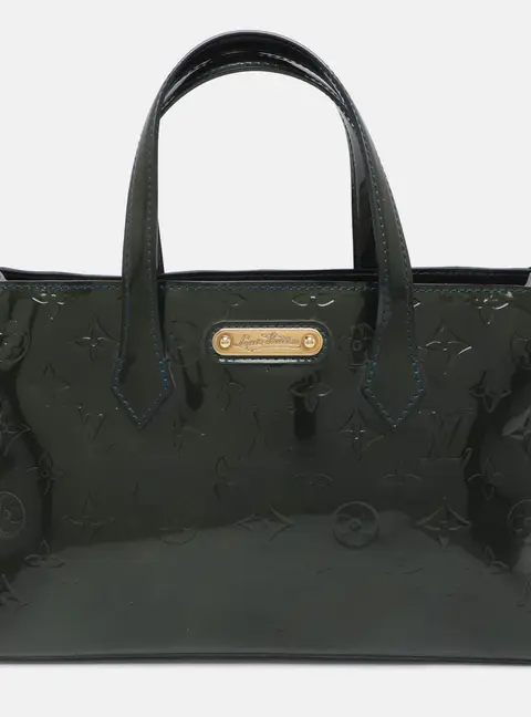 Louis Vuitton Wilshire PM Vert Bronze Monogram Vernis Bag