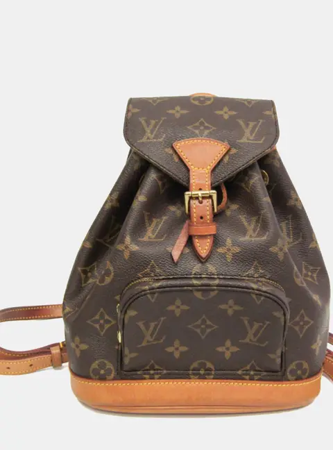 Louis Vuitton Mini Montsouris PM Brown Monogram Canvas Backpack Bag