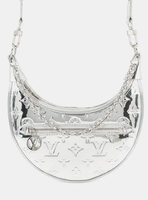 Louis Vuitton Loop Silver Monogram Miroir Coated Canvas Shoulder Bag