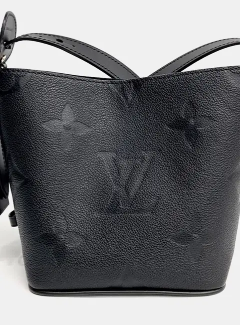 Louis Vuitton Black Leather Empreinte All In BB