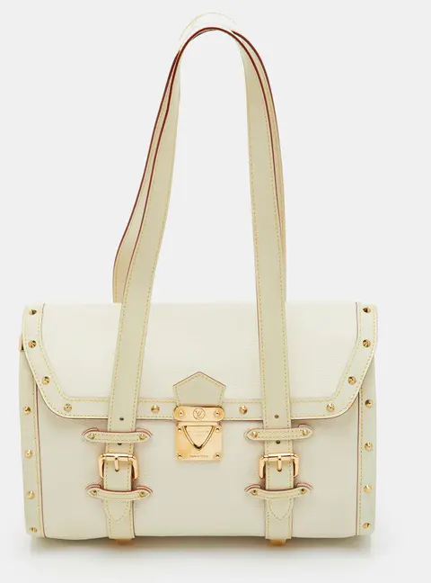 Louis Vuitton L'Epanoui GM Off White Suhali Leather Bag