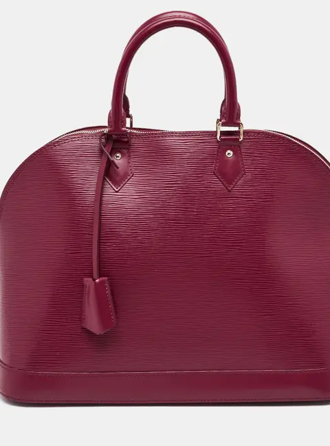 Louis Vuitton Alma GM Fuchsia Epi Leather Bag