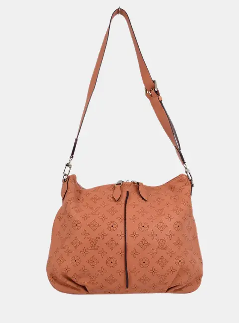 Louis Vuitton Selene PM Pink Monogram Mahina Leather Shoulder Bag