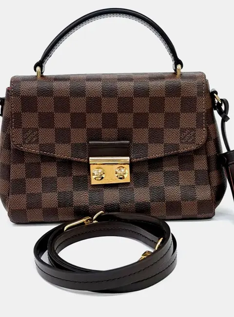 Louis Vuitton Brown PVC Damier Croisette N53000