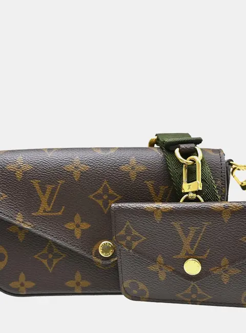 Louis Vuitton Felicie Strap & Go Monogram Canvas Shoulder Bag