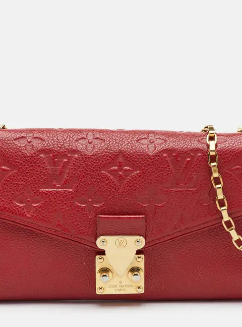Louis Vuitton Saint Germain Pochette Cherry Monogram Empreinte Leather Bag
