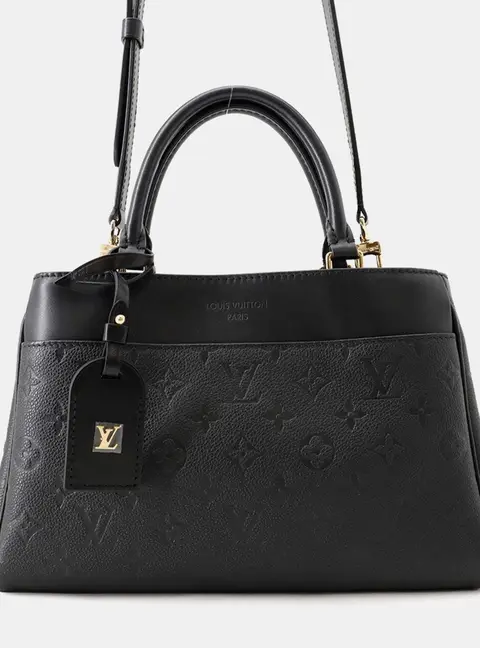 Louis Vuitton Avenue 2Way Bag Noir Monogram Empreinte Leather Size Pm