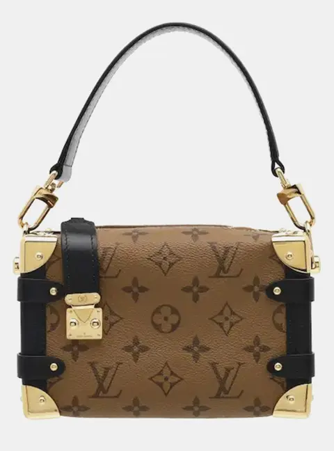 Louis Vuitton Side Trunk PM Brown Monogram Reverse Canvas Shoulder Bag