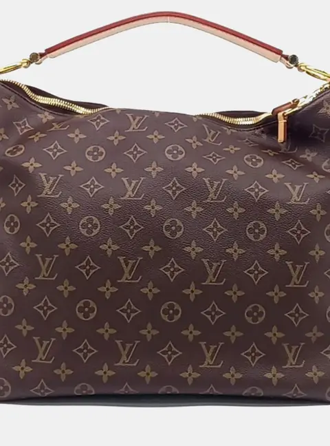 Louis Vuitton Sully Brown Canvas Bag MM M40587