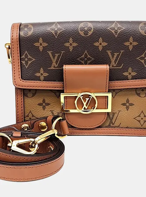 Louis Vuitton Brown PVC Mini Dauphine M44580