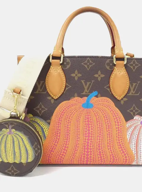 Louis Vuitton x Yayoi Kusama OnTheGo PM Multicolor Monogram Canvas Tote Bag