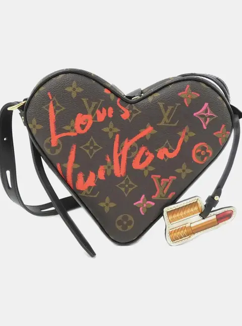Louis Vuitton Sac Coeur Monogram Canvas Shoulder Bag