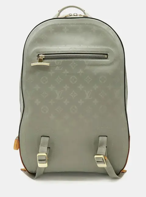Louis Vuitton Monogram Titanium GM Gray Canvas Backpack Bag