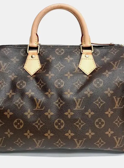 Louis Vuitton Brown PVC Monogram Speedy 30 M41526