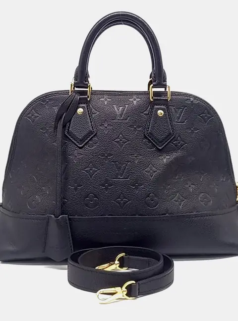 Louis Vuitton Black Leather Empreinte Neo Alma PM