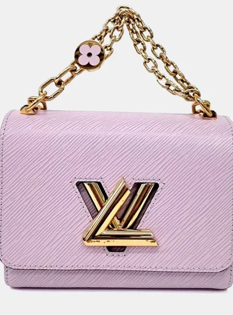 Louis Vuitton Purple Leather  Epi Twist PM