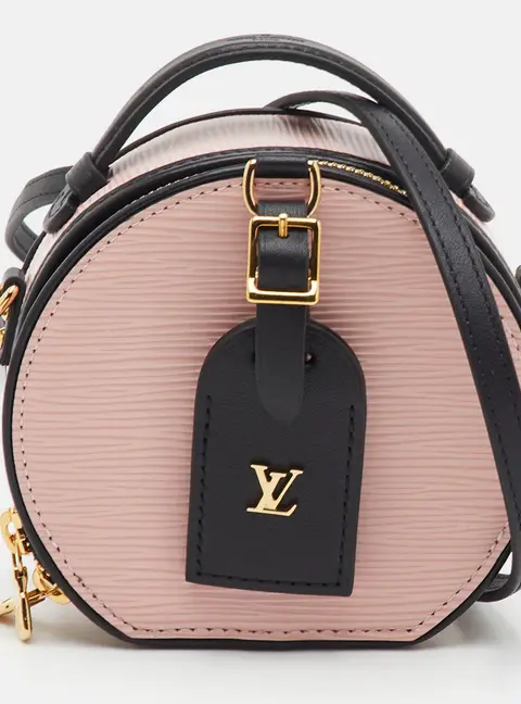 Louis Vuitton Boite Chapeau Mini Pink/Black Epi Leather Bag