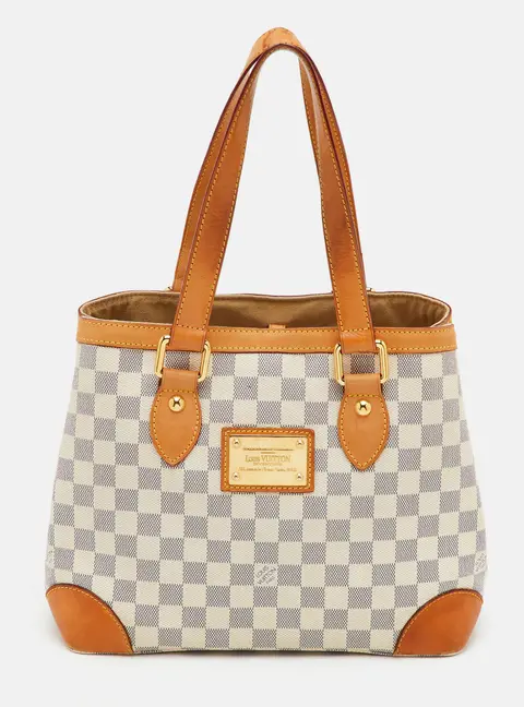 Louis Vuitton Hampstead PM Damier Azur Canvas Bag