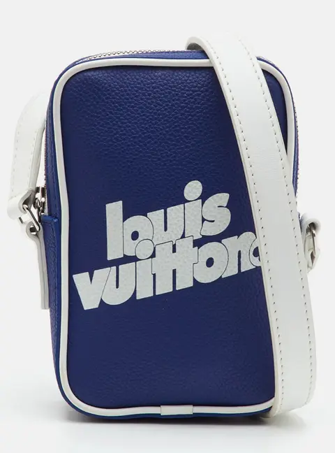 Louis Vuitton Everyday LV Danube PPM Blue Leather Bag