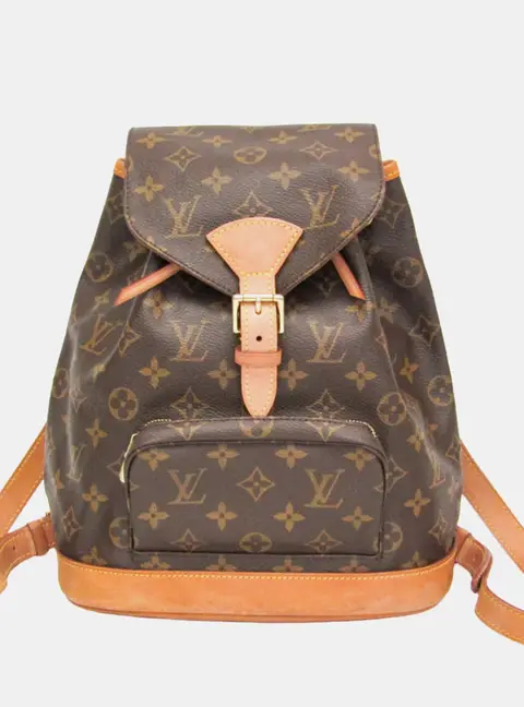 Louis Vuitton Montsouris MM Brown Monogram Canvas Backpack Bag