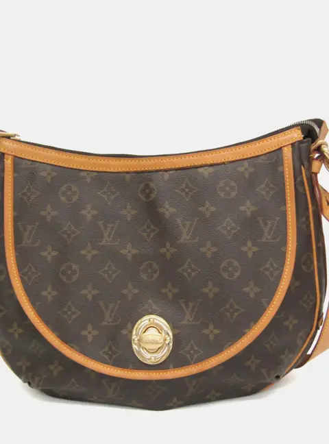 Louis Vuitton Tulum GM Brown Monogram Canvas Shoulder Bag