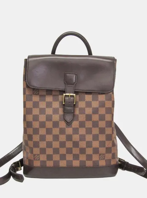 Louis Vuitton Damier Soho Backpack Brown Canvas Backpack
