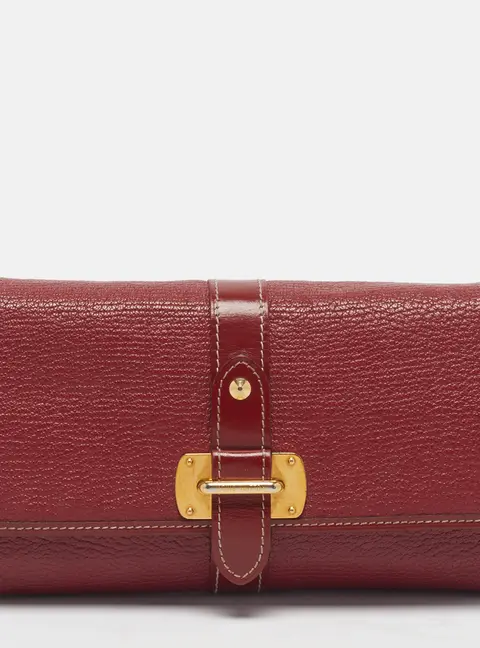 Louis Vuitton Le Favori Red Suhali Leather Wallet