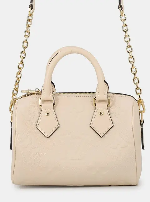 Louis Vuitton Speedy Bandouliere Claim Monogram Empreinte Leather Size 20
