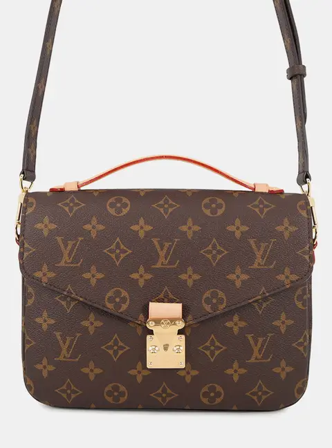 Louis Vuitton Pochette Metis Brown Monogram Size Mm
