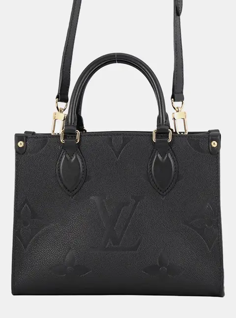 Louis Vuitton Onthego Noir Monogram Empreinte Leather Size Pm