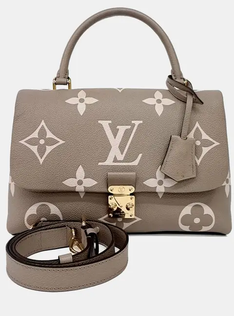 Louis Vuitton Beige Leather Empreinte Madeleine MM