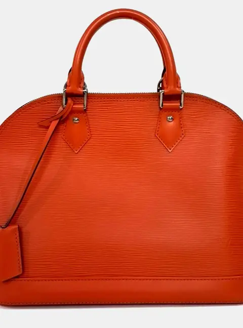 Louis Vuitton Red Leather Epi Alma PM