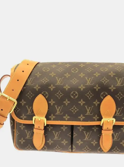 Louis Vuitton Monogram Canvas Archive Satchel Messenger Shoulder Bag